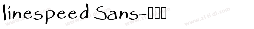 linespeed Sans字体转换